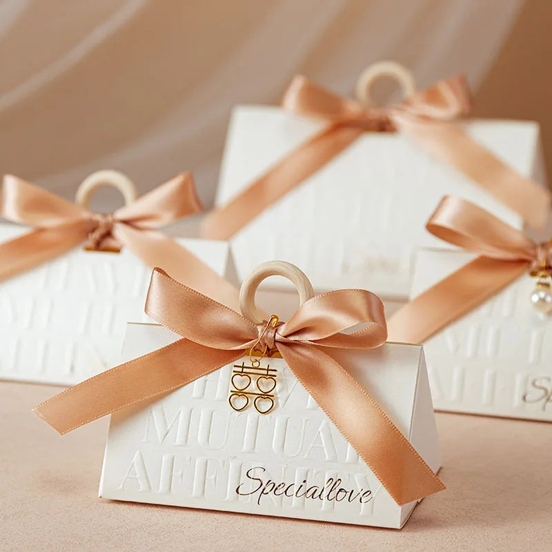 Elegant Love Gift Box with Ribbon Set