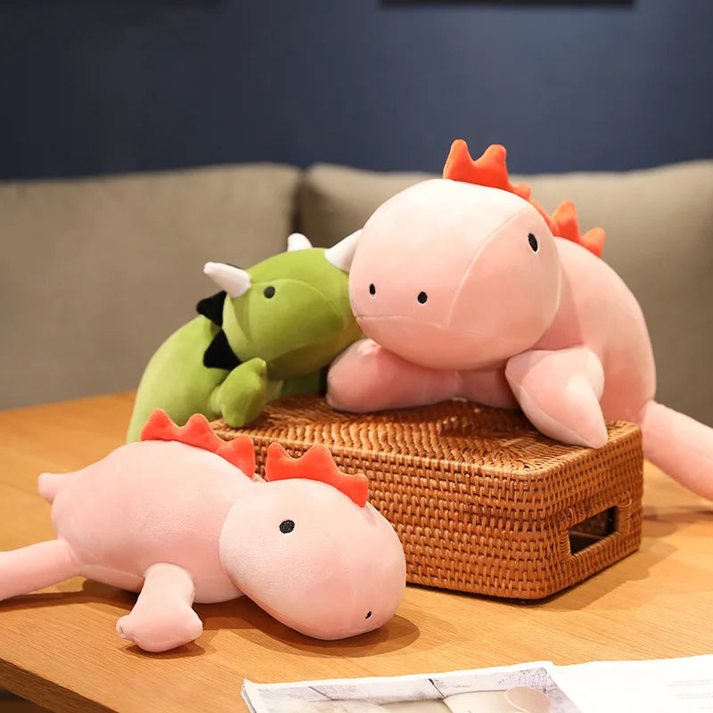 Dinosaur Weighted Plush Toy - Soft Kawaii Stuffed Animal for Kids