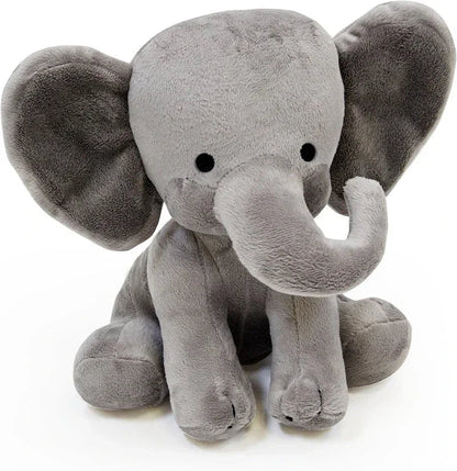 Gray Elephant Plush - 25cm Soft Stuffed Toy for Kids and Nursery Decor