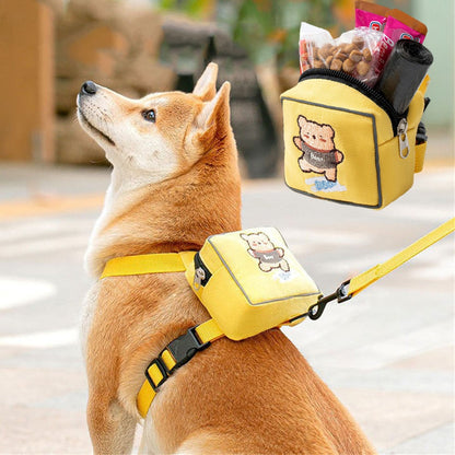 Snack Pouch Dog Harness