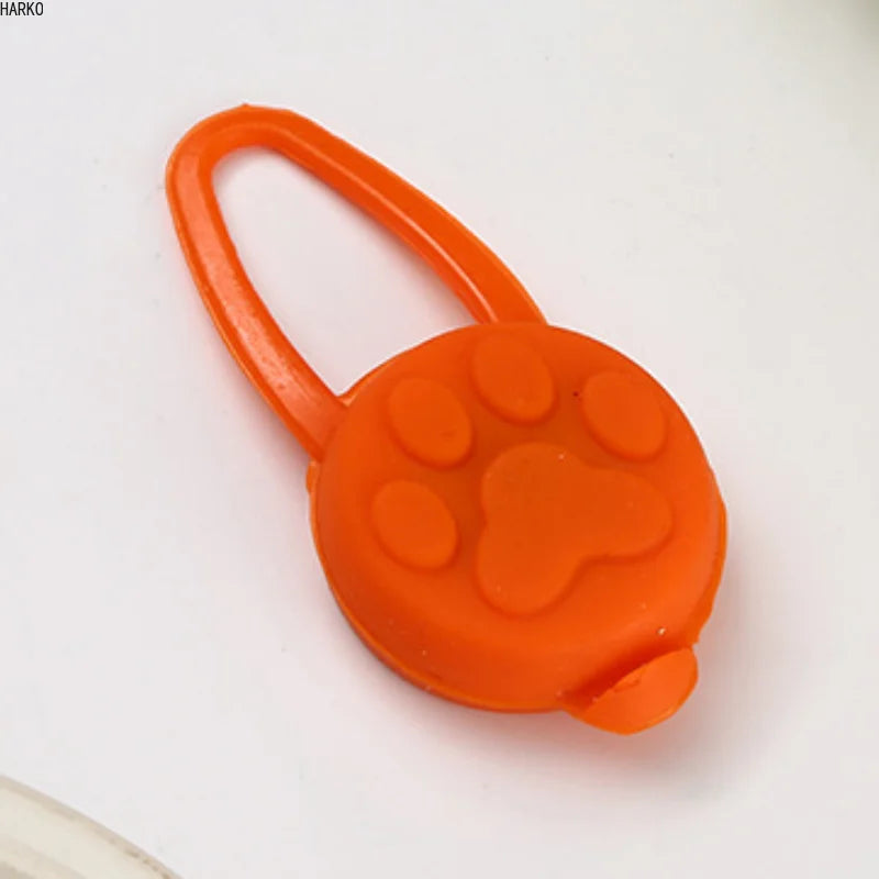 LED Glowing Dog Collar with Pendant Night Safety