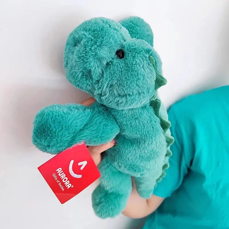 Cute 35cm Green Dinosaur Plush Toy - Soft Comfort Doll for Kids' Gifts