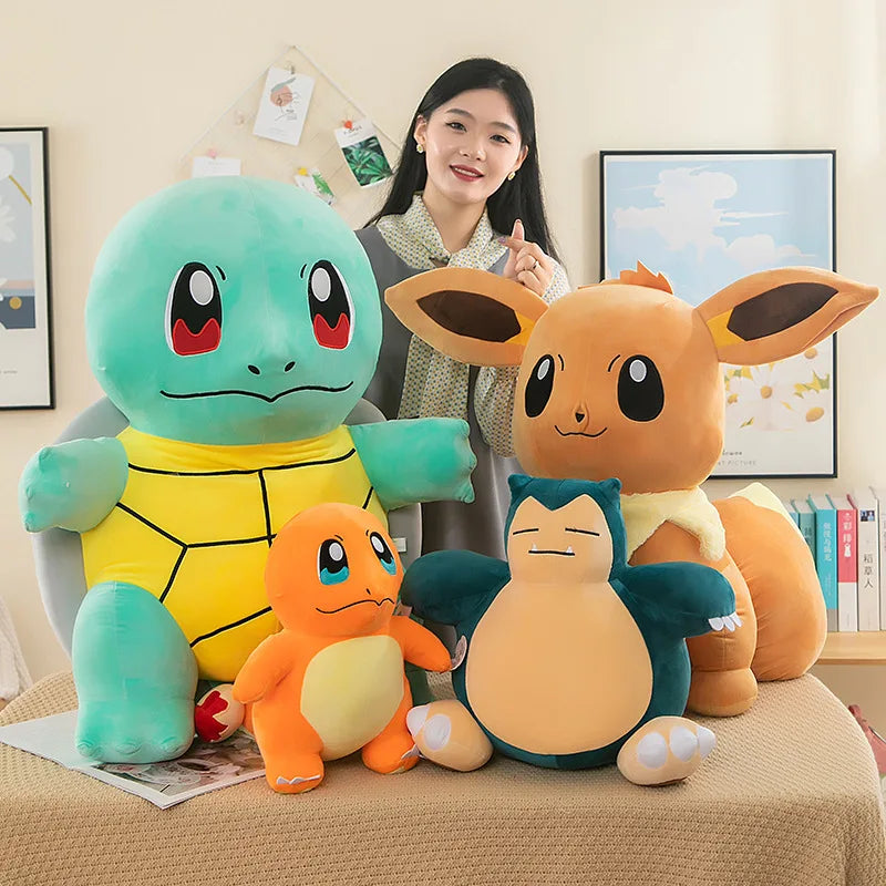 40cm Snorlax Plush Toy - Soft Cartoon Doll for Kids