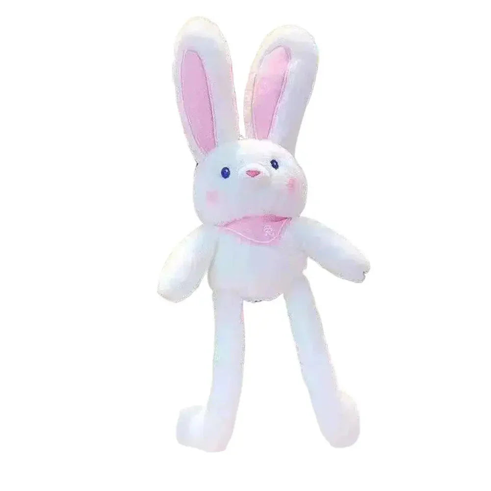 Pull Up Bunny Plush Toy Soft Stuffed Rabbit 30 cm