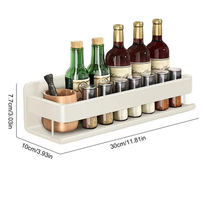 Aluminum Wall-Mounted Spices Rack
