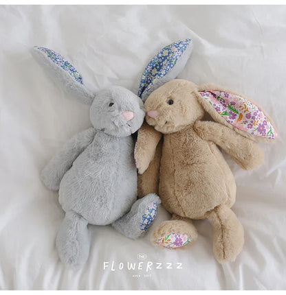 Floral Bunny Plush Toy 30cm
