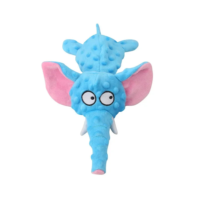 Elephant Plush Dog Toy