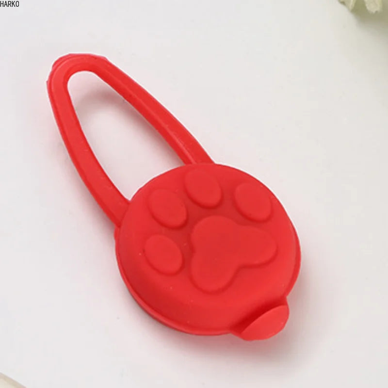 LED Glowing Dog Collar with Pendant Night Safety