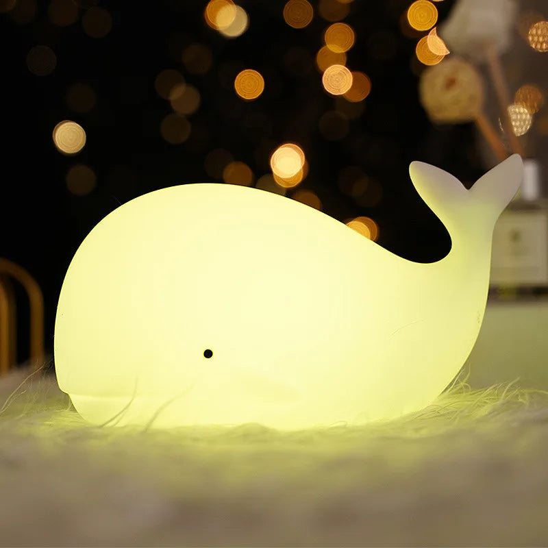 Cartoon Whale Lamp
