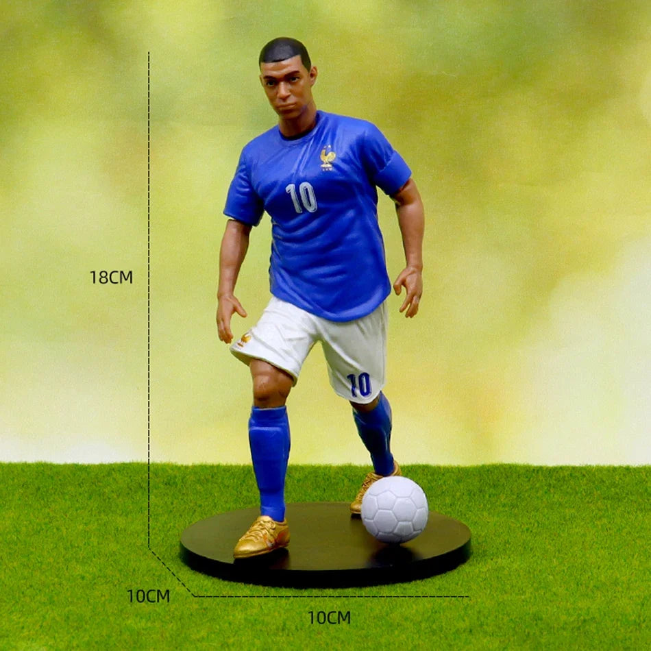 Ronaldo Messi Mbappe Model Dolls Cartoon Cute Action Figure