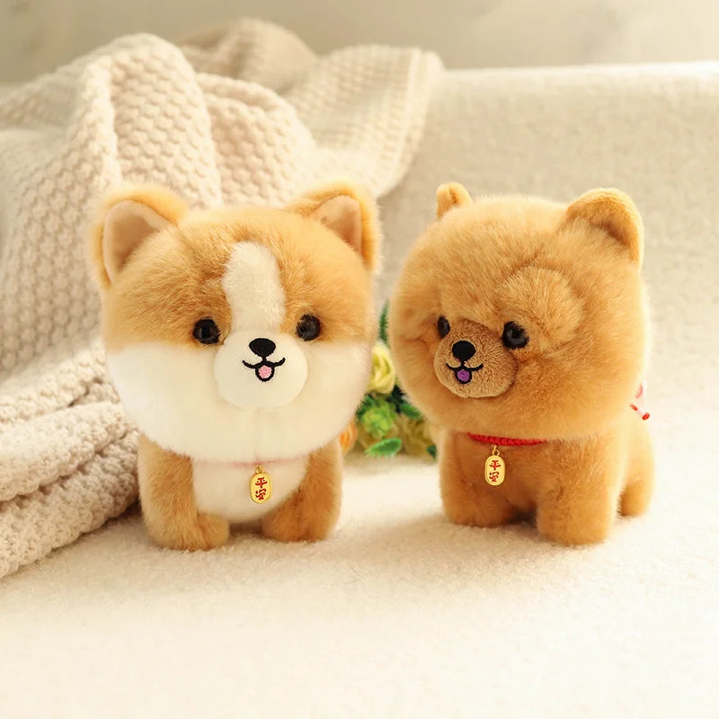 Lifelike Puppy Plush Doll