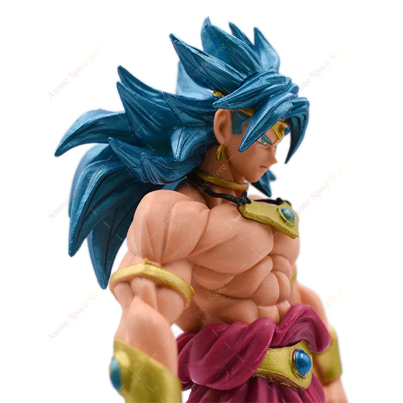 Broli Super Saiyan Standing Posture Blue Hair Collection Action Model