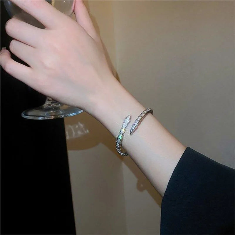 Snake Bone Open Bracelet