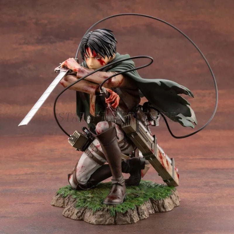 Attack On Titan Action Figure Levi Ackerman Figurine