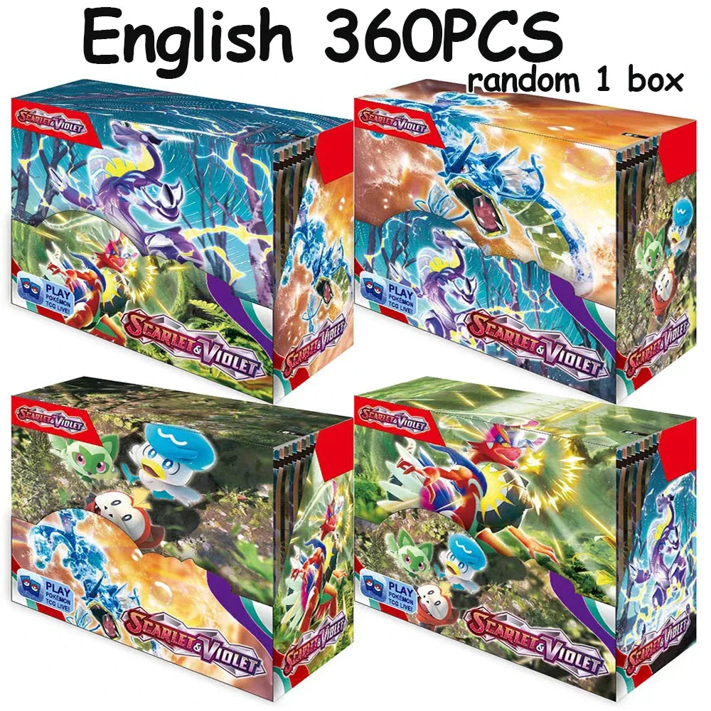 324Pcs Pokemon Cards Sun & Moon XY Evolutions Pokemon Booster Box Collectible Tradiner Card Game