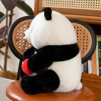 Love Panda Heart Plush Doll