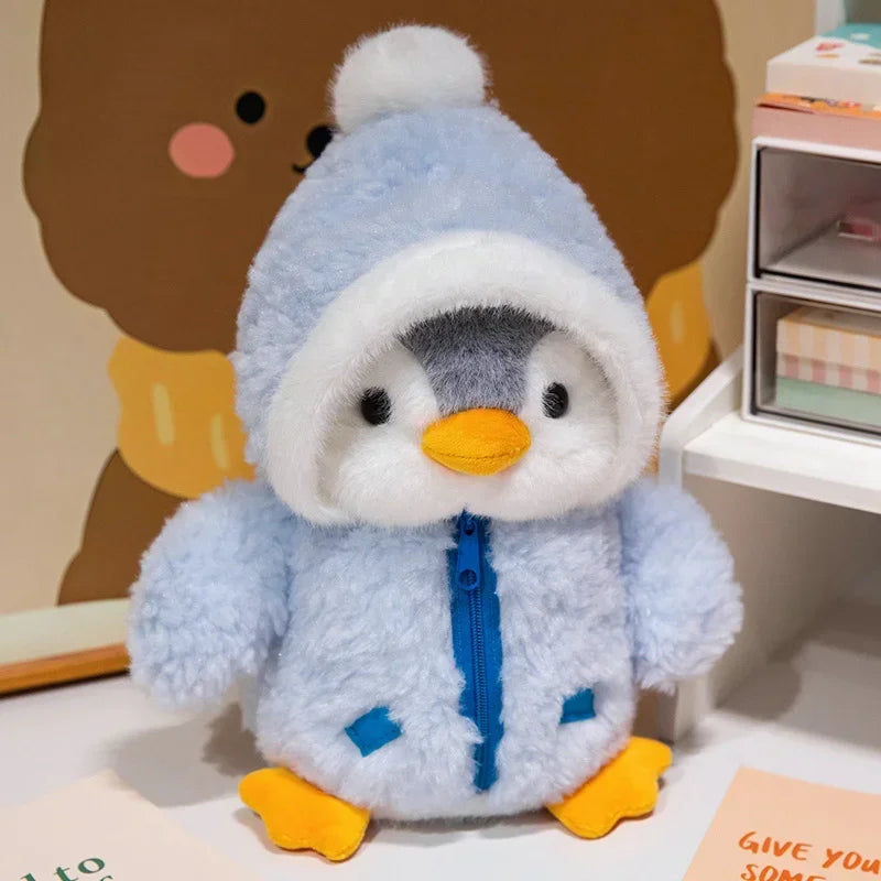 Cute Fluffy Penguin Plush Toy - Adorable Sleep Companion & Gift