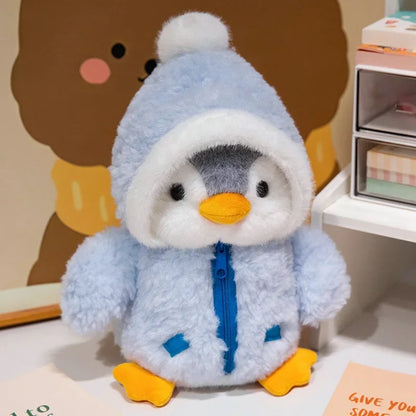 Cute Fluffy Penguin Plush Toy - Adorable Sleep Companion & Gift