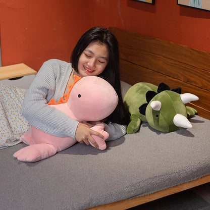 Cute Dinosaur Weighted Plush Toy - Soft Stuffed Pillow for Kids' Gifts