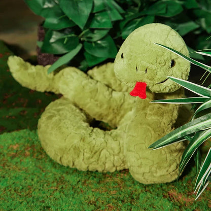Cute 80cm Green Plush Snake Toy - Fun Gift for Kids & Holidays!