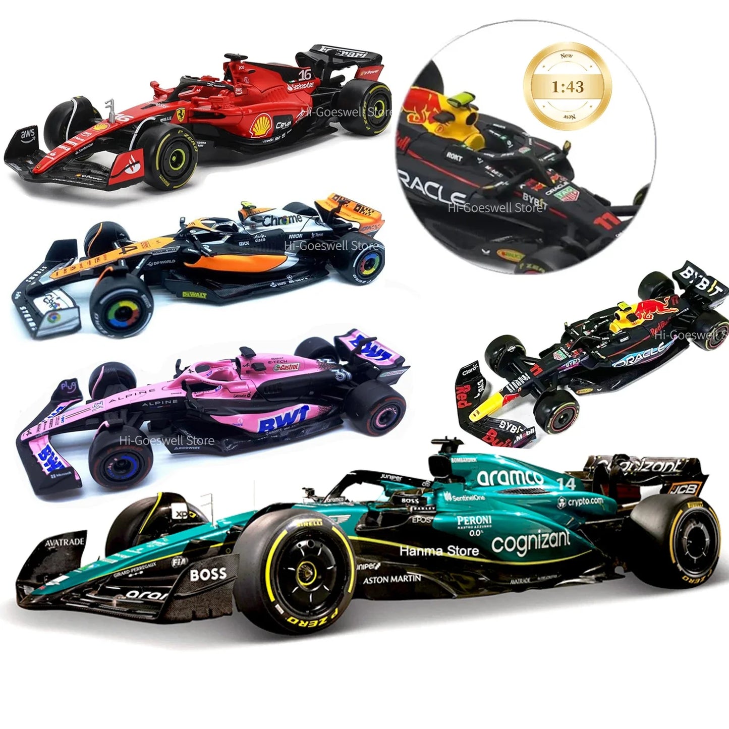 F1 Model Formula Car Static Racing