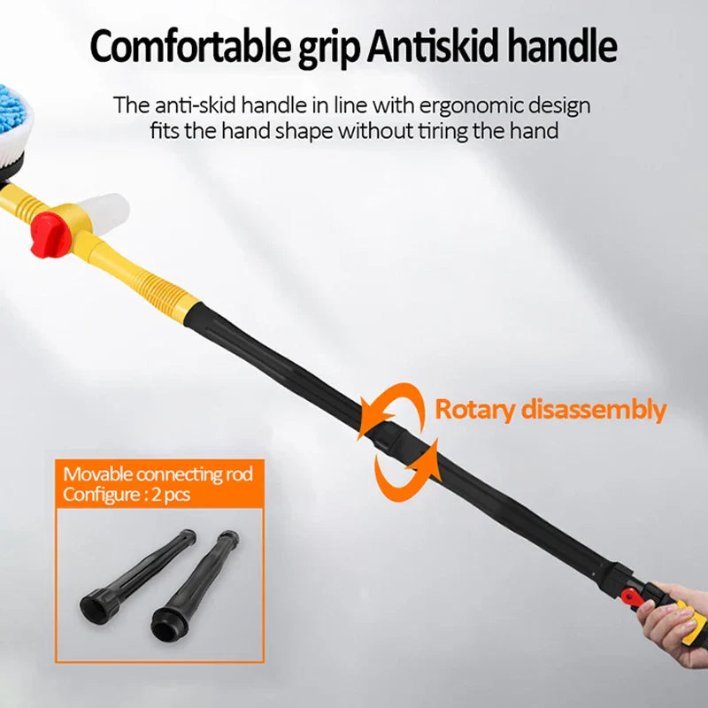 Multifunctional Car Rotary Wash Brush Kit