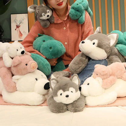 Cute Weighted Plush Animal Pillow - Cuddly Comfort for All Ages