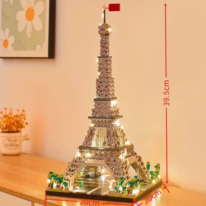 Paris Eiffel Tower Micro Mini Building Blocks