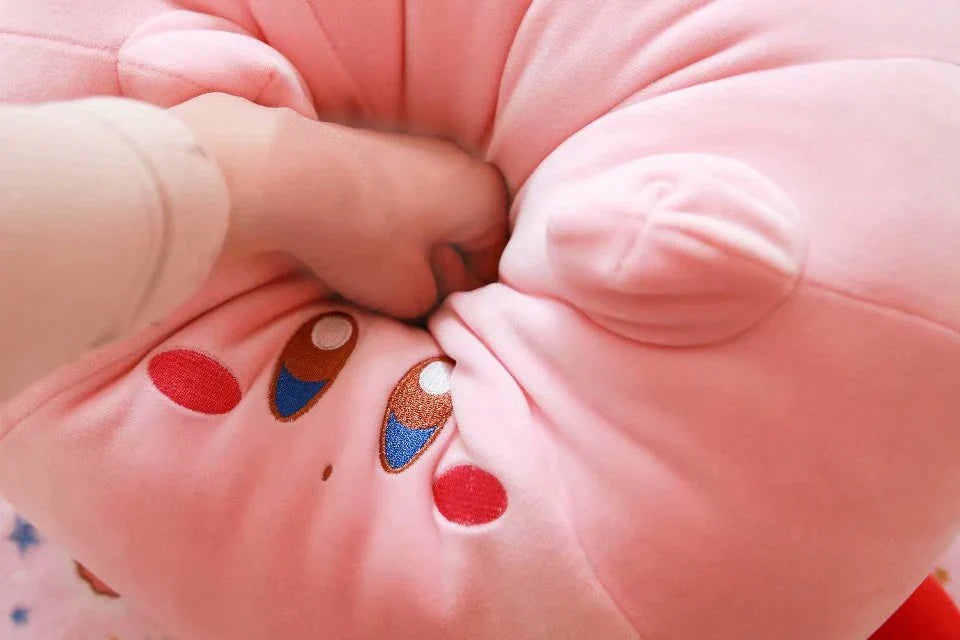 Cute Kirby Plush Doll - Adorable Stuffed Toy for Kids' Birthdays!