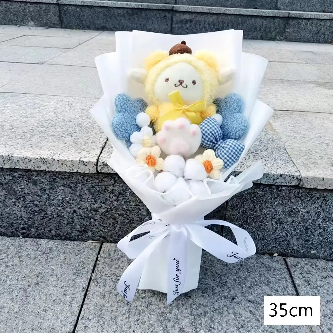 Kuromi Plush Flower Bouquet Soft Toy Gift for Girls