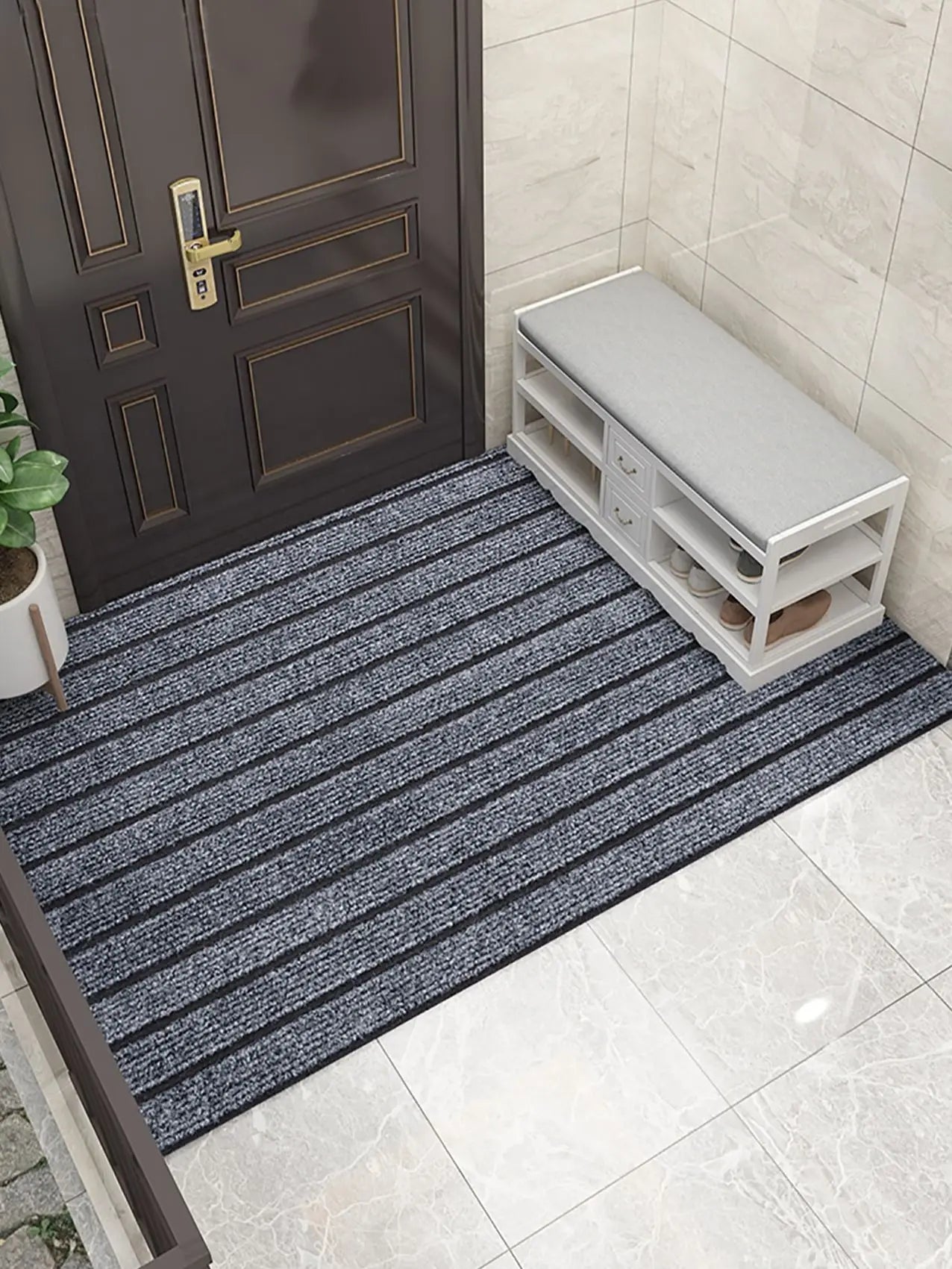 Seven Stripe Entry-Level Household Anti-Skid Pv Floor Mat