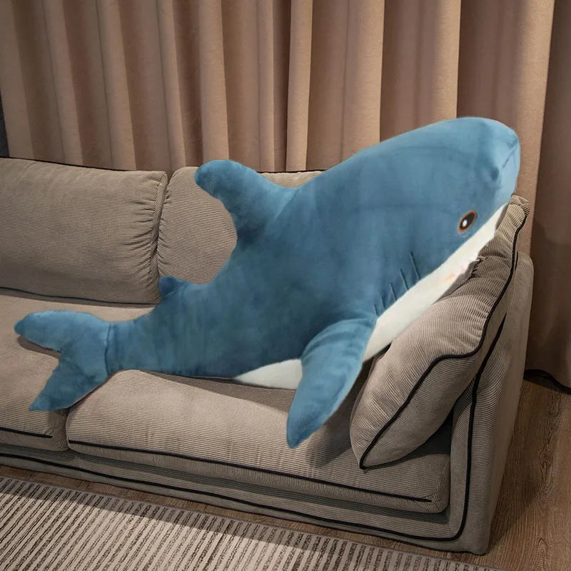 Kawaii Shark Plush Toy - Soft, Colorful, Perfect for Kids' Gifts!