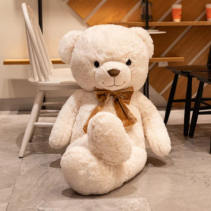 Giant American Bear Plush Toy Soft Stuffed Animal for Kids and Adults