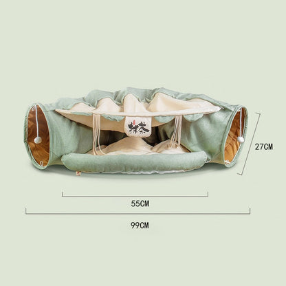 Collapsible Kitty Cat Tunnel Tube