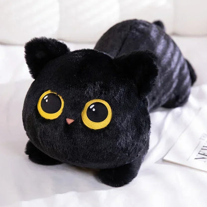 50cm Black Cat Plush Pillow Soft Cuddly Stuffed Toy
