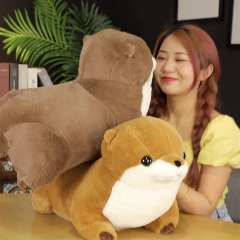 Cute 50cm Realistic Otter Plush Toy - Soft & Cuddly Gift for Kids