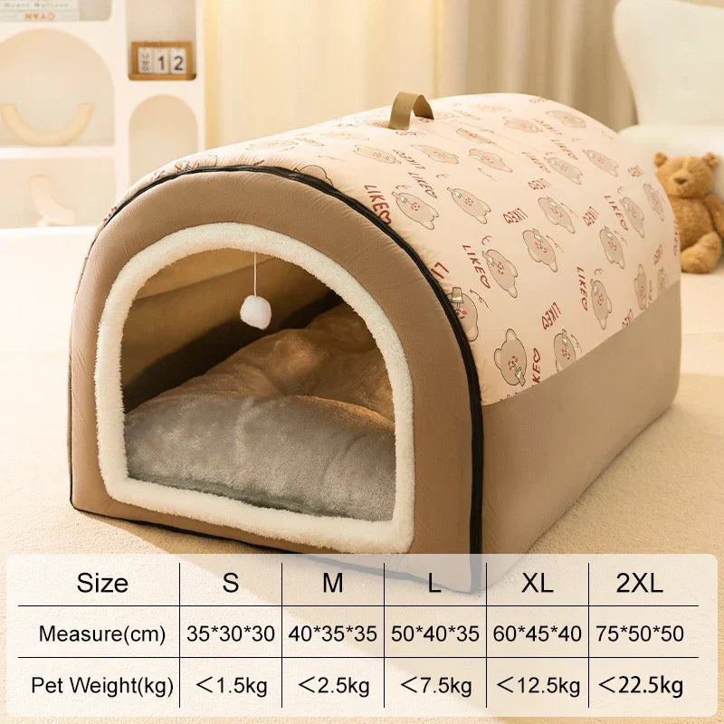 Warm Winter Dog Kennel Mat