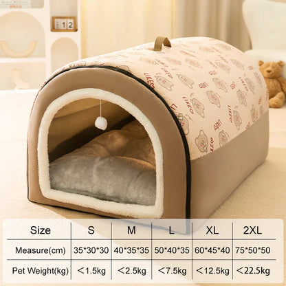 Warm Winter Dog Kennel Mat