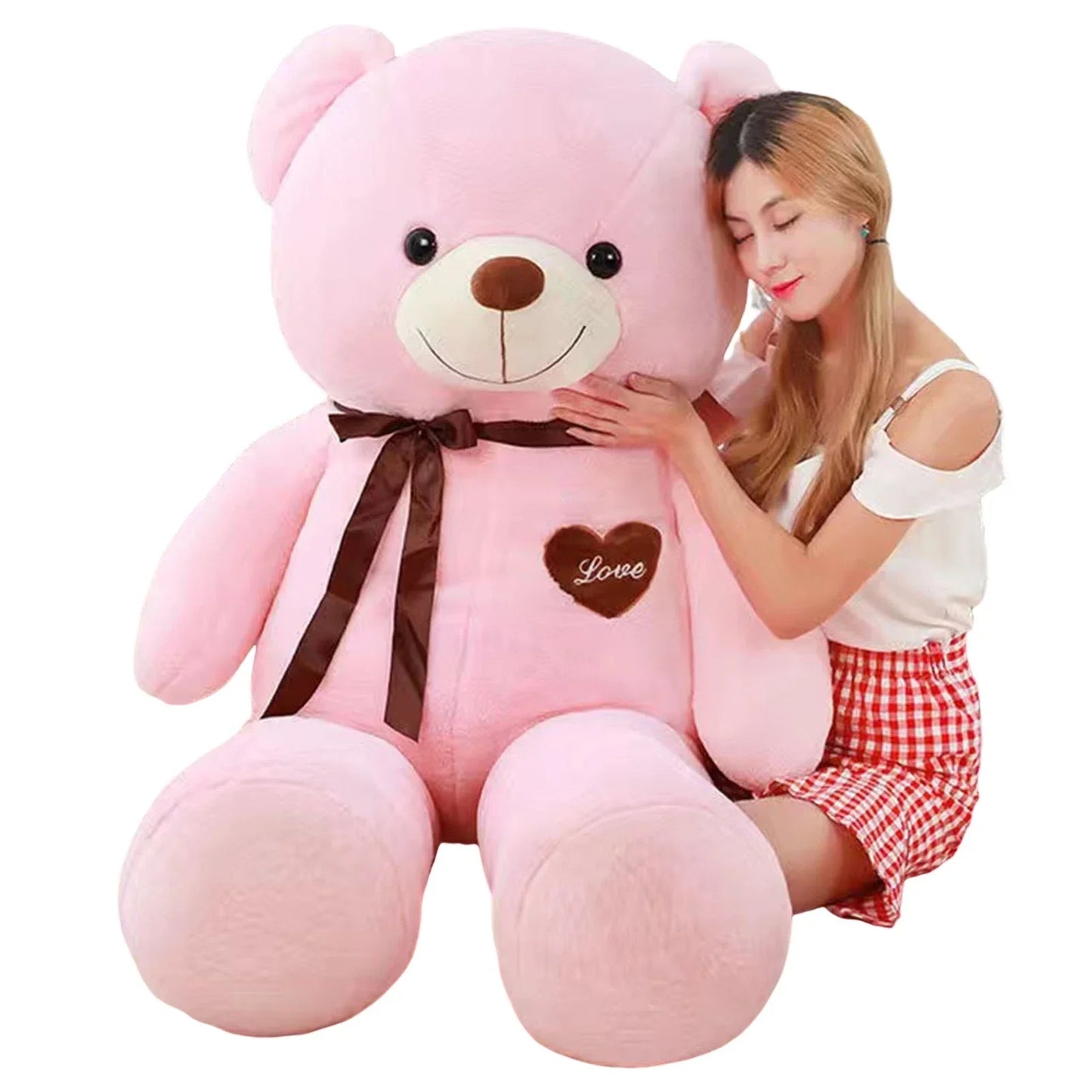 Large Soft Plush Bear Hug Pillow