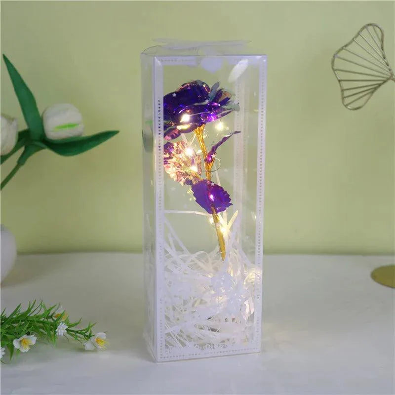 Enchanted Red Rose In Glass Dome
