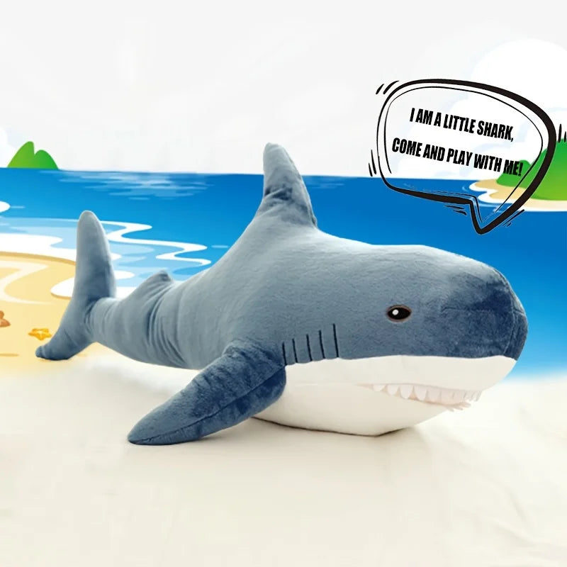 Cute 58CM Soft Shark Plush Toy - Adorable Gift for Kids & Collectors!