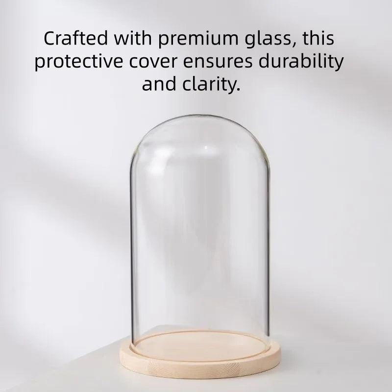 Eternal Rose LED Light in Glass Dome for Romantic Gifts