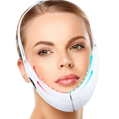 Face Lifter V-Line Up Face Lifting Slimming Vibration Massager Led