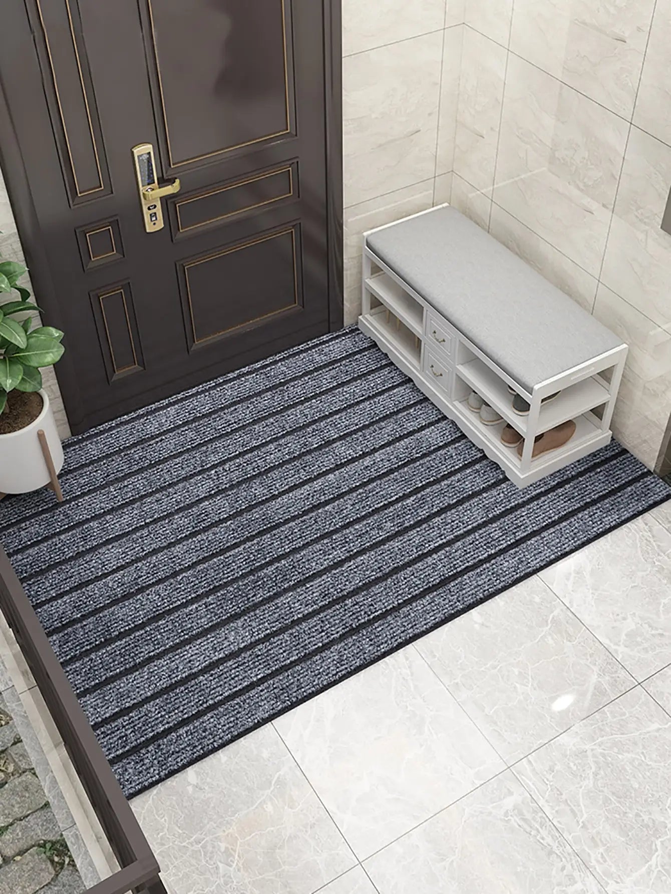 Seven Stripe Entry-Level Household Anti-Skid Pv Floor Mat