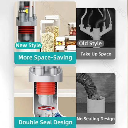 Anti Odor Sink Drain Pipe Connector