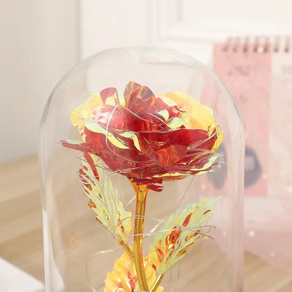 Eternal Rose LED Glass Flower Display