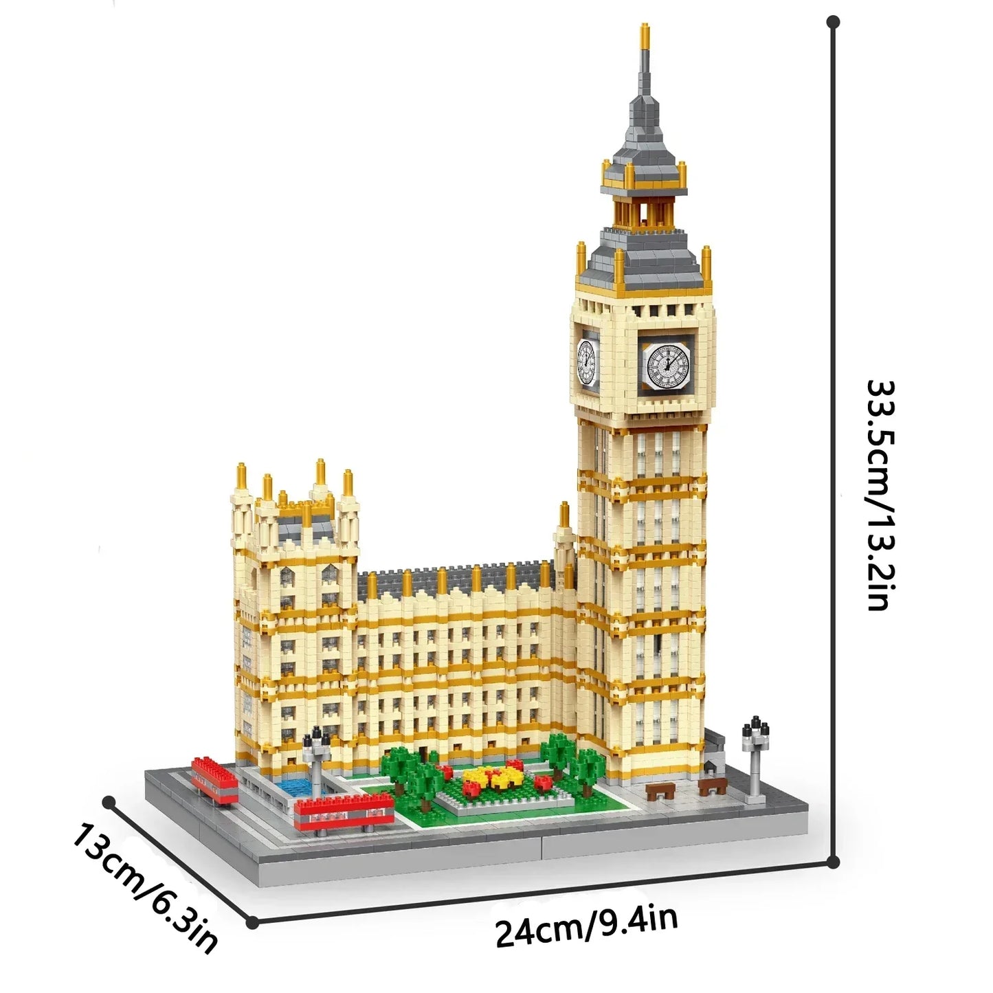 Paris Eiffel Tower Micro Mini Building Blocks