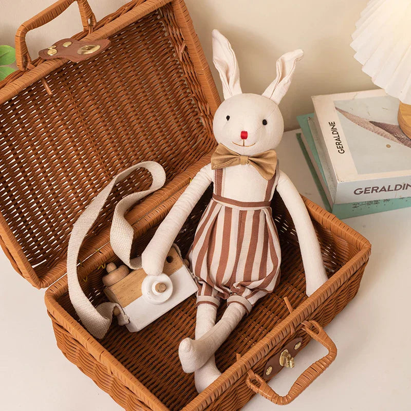 Handmade Bunny Plush in Cloth Dress