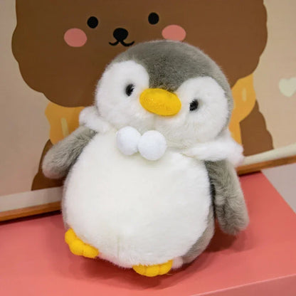 Cute Fluffy Penguin Plush Toy - Adorable Sleep Companion & Gift