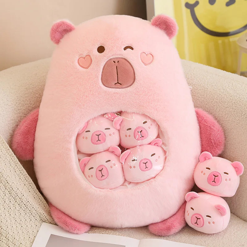 Capybara Plush Pillow Soft Stuffed Doll